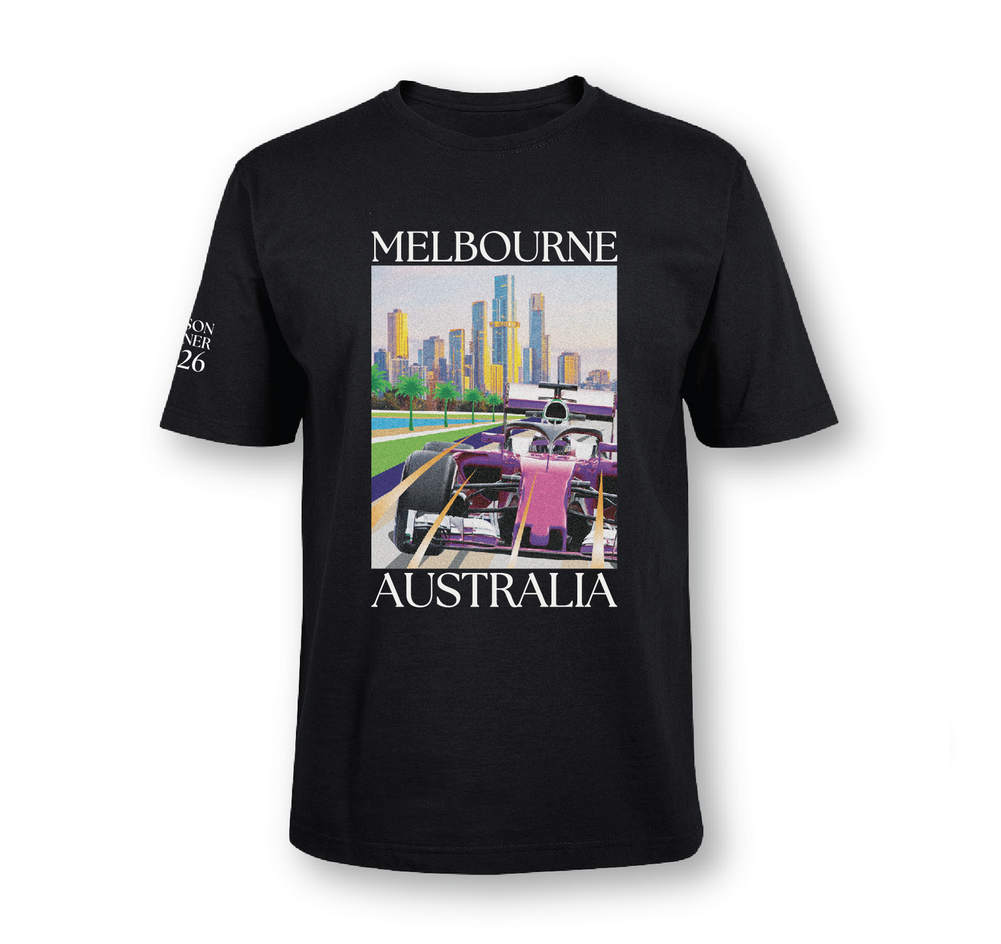 Unisex Poster T-Shirt [blk]