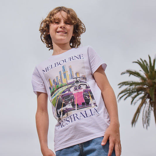 Kids Poster T-Shirt [wht]