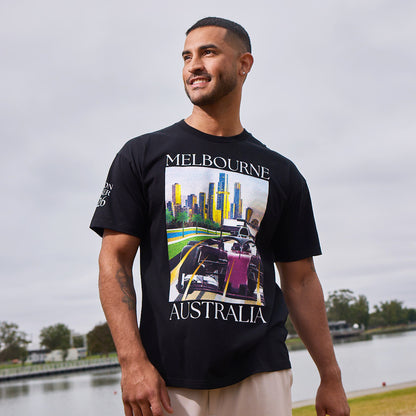 Unisex Poster T-Shirt [blk]
