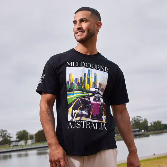 Unisex Poster T-Shirt [blk]