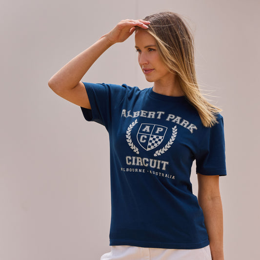 Unisex  Shield T-Shirt [nvy]